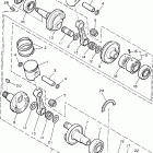 PHAZER-PZ480V Коленчатый вал и Поршень