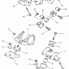 VMAX-VX600STV/VX600DXV/VX600EV/VX600V Крепление двигателя
