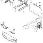 VMAX 750 ST-VX 750ST Бампер, Багажник. Брызговик
