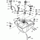 VMAX-4 -VX750U Топливный бак