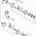 VMAX-VX 600 Коленчатый вал и Поршень