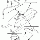 VMAX-VX 750 Трос управления
