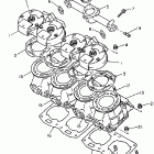 VMAX-4 -VX750U Головка цилиндра