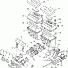 VMAX 750 ST-VX 750ST Впускная система