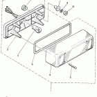 VK 540 III Фонарь задний
