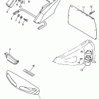 VMAX-VX 750 Бампер, Багажник. Брызговик