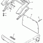 EXCITER II-EX 570SX Бампер, Багажник. Брызговик