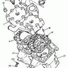 EXCITER II-EX 570SX Цилиндр и головка цилиндра