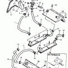 EXCITER II-EX 570 Радиатор и Патрубки