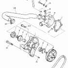 EXCITER II-EX 570ST Водяной насос