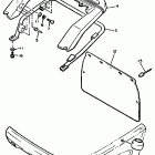 EXCITER II-EX 570E Бампер, Багажник. Брызговик