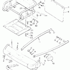 Bravo LT Бампер, Багажник. Брызговик