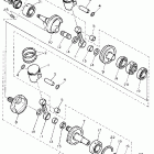 EXCITER II-EX 570ST Коленчатый вал и Поршень