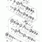 VMAX-VX 750 Коленчатый вал и Поршень
