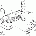 ENTICER II LT ET410TRS Выхлопная система