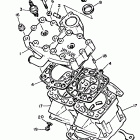 EXCITER II-EX 570 Цилиндр и головка цилиндра