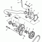 EXCITER II-EX 570 Водяной насос