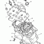 EXCITER II-EX 570E Цилиндр и головка цилиндра