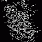 VMAX-4 -VX 750 Головка цилиндра