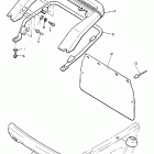 EXCITER II-EX 570E Бампер, Багажник. Брызговик