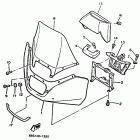 EXCITER II LE (ELEC START)-EX 570E Стекло ветровое