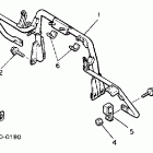 PHAZER-PZ 480 Кронштейн крепления (паук рулевой)