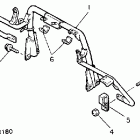 PHAZER-PZ 480E Кронштейн крепления (паук рулевой)