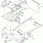 Bravo LT Бампер, Багажник. Брызговик
