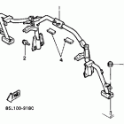 OVATION DELUXE (ELEC START) CS340EN Кронштейн крепления (паук рулевой)