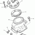 INVITER-CF 300 Цилиндр и головка цилиндра