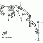 CS 340E Кронштейн крепления (паук рулевой)