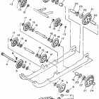 XL 540 Track suspension