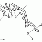 PHAZER-PZ 480E Кронштейн крепления (паук рулевой)