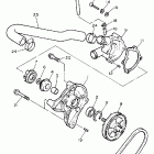 EX 570E Водяной насос