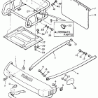 Bravo LT Бампер, Багажник. Брызговик