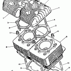 XL 540 Цилиндр и головка цилиндра