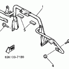 PZ 480E Кронштейн крепления (паук рулевой)