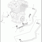 FLTRXSE 1TC6 CVO ROAD GLIDE (2024) COOLING SYSTEM, ENGINE, CENTER-COOLED