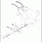 FLTRXSE 1TC6 CVO ROAD GLIDE (2025) FRAME AND FORK, REAR