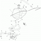 Mini DS 90cc 4T Jaune Топливная система