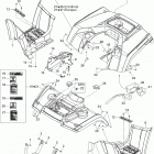 Outlander 400 STD Кузовные детали 1, std