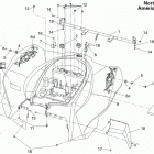 DS 250 NA, CE & INT 09- rear fender north america