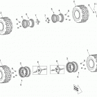Mini DS X 90cc 4T Black Wheels and tires