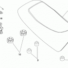Mini DS 90cc 4T Jaune Сидение