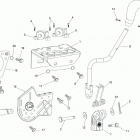 Mini DS X 90cc 4T Black Рычаг переключения