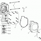 Mini DS 90cc 4T Jaune Crankcase, right