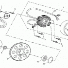 Mini DS 90cc 4T Jaune Магнето и стартер