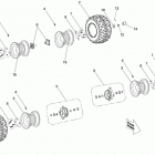 Mini DS 90cc 4T Jaune Wheels and tires
