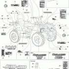 Outlander MAX 400 EFI STD Наклейки