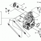 DS 250 CVT Right crankcase half